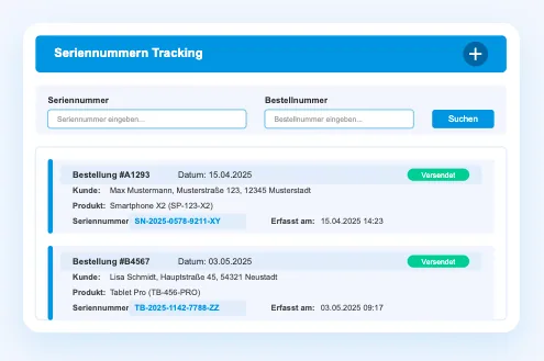 Seriennummern-Tracking