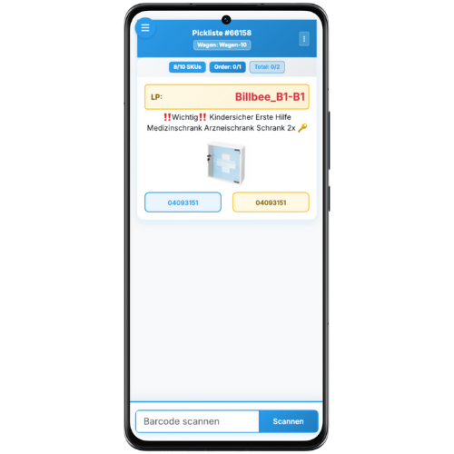 100% papierloses Picken