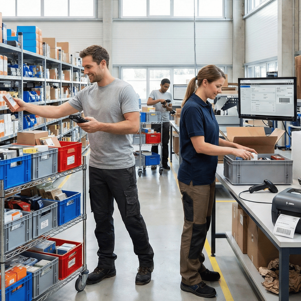 100% Papierloses Picken mit Cloud-Printing