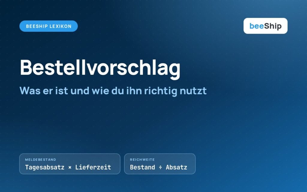 Bestellvorschlag: Was er ist und wie du ihn richtig nutzt