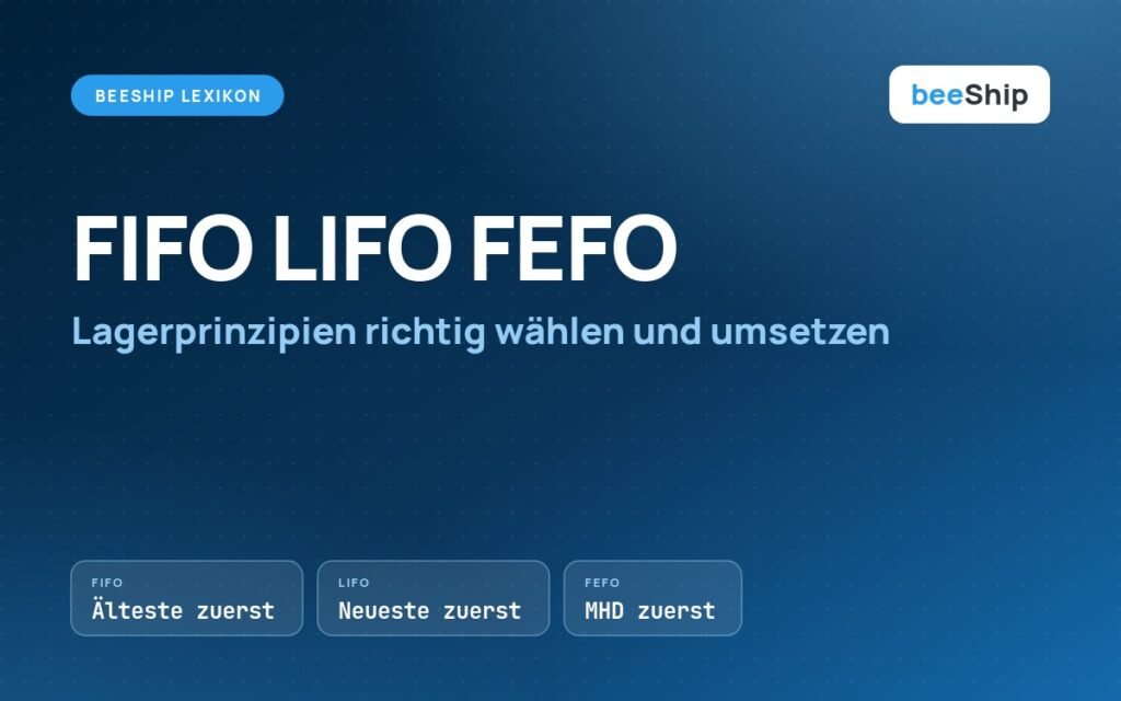 LIFO FIFO Unterschied: Vergleich der Lagerprinzipien FIFO, LIFO und FEFO