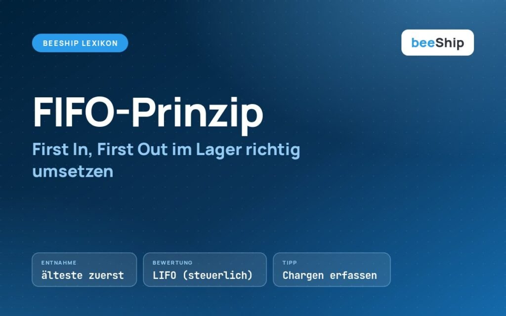 FIFO-Prinzip: First In, First Out im Lager einfach erklärt