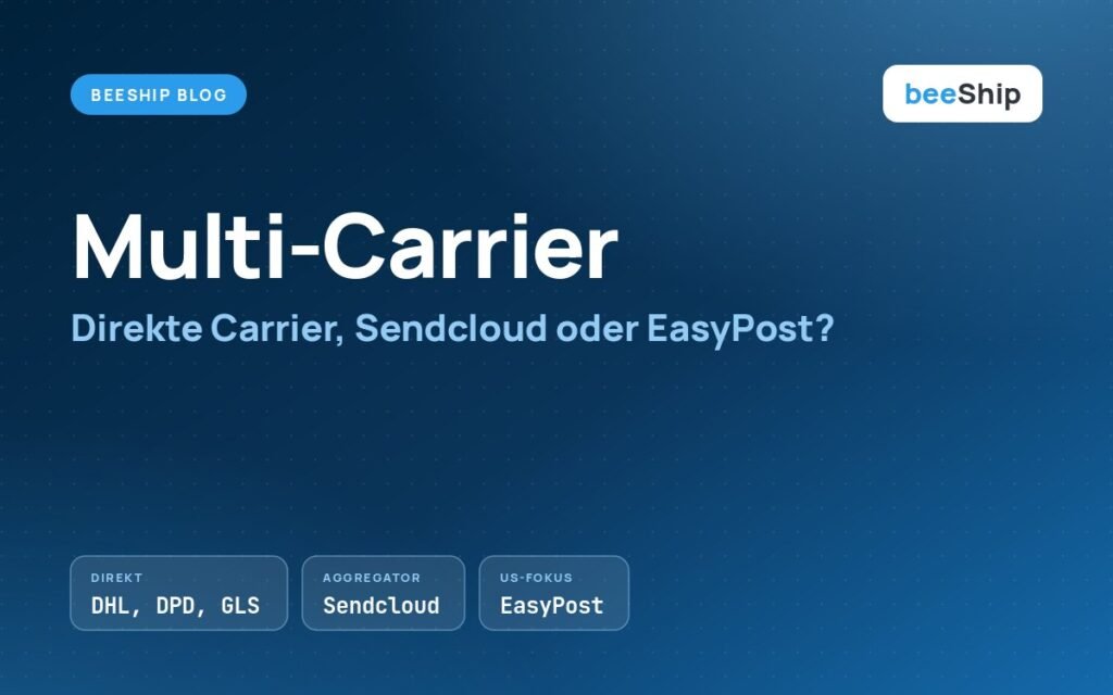 Multi-Carrier-Versandsoftware: Entscheidungshilfe für direkte Carrier, Sendcloud und EasyPost
