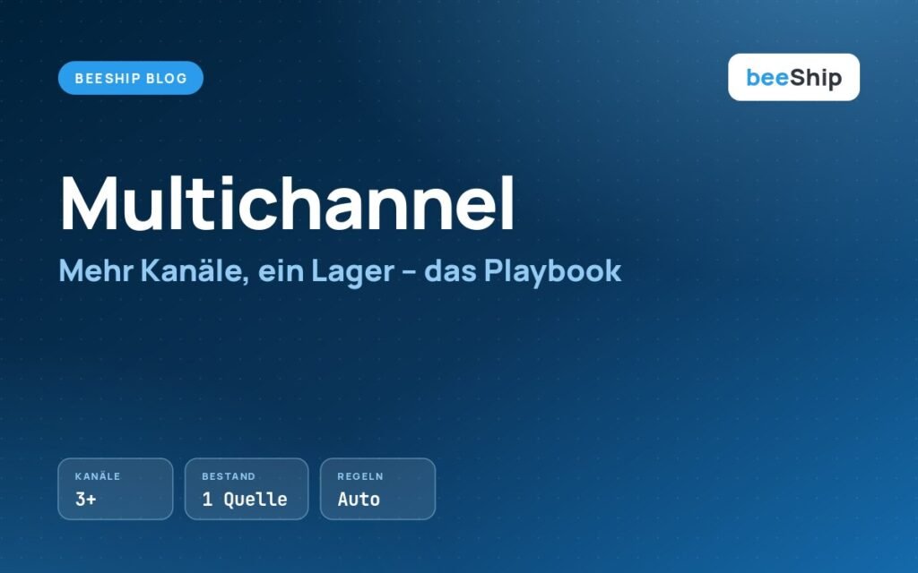 Multichannel-Vertrieb: Mehrere Verkaufskanäle mit einer zentralen Lagerverwaltung verbinden