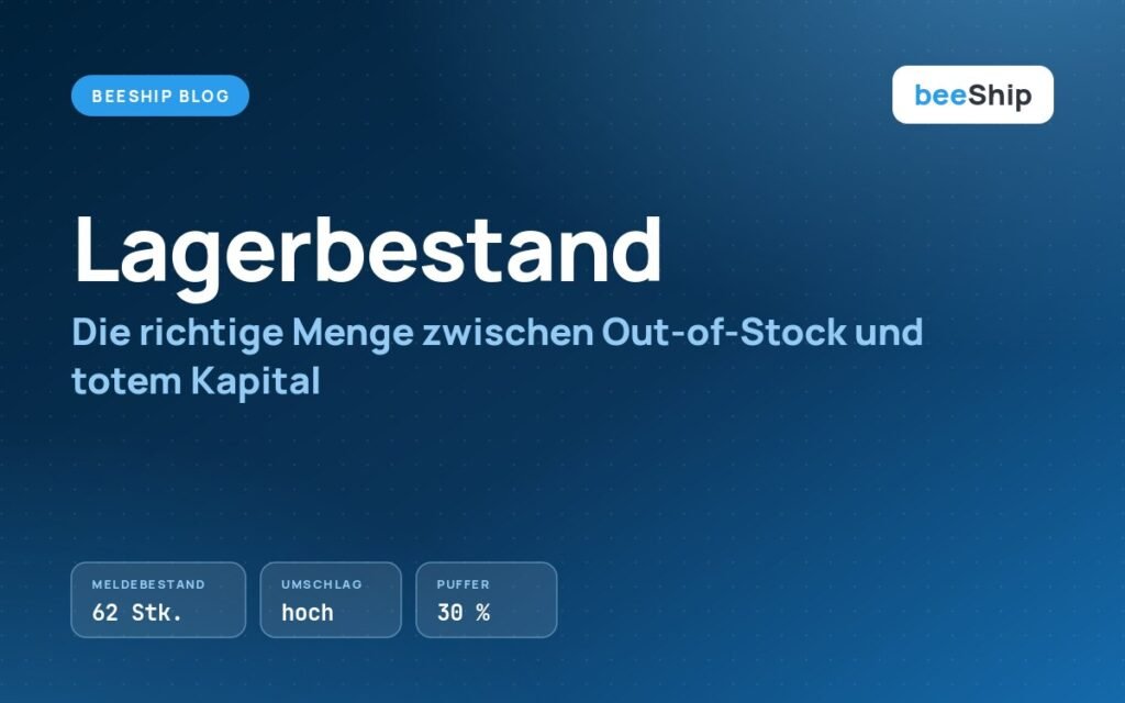 Optimaler Lagerbestand: Meldebestand, Umschlag und Sicherheitsbestand im Überblick