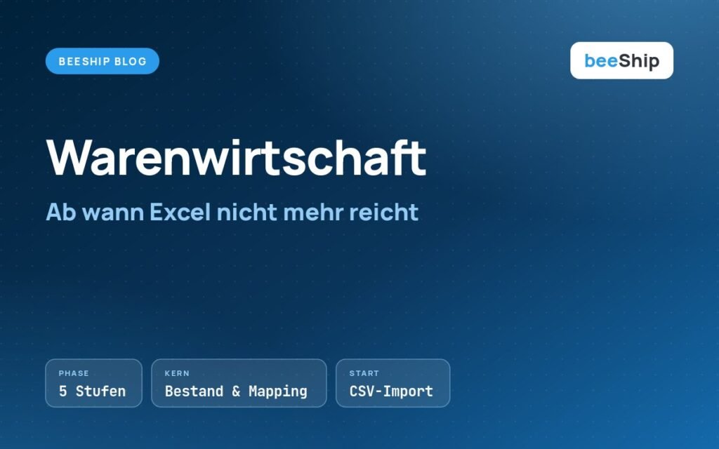 Warenwirtschaftssystem für kleine Unternehmen: Ab wann Excel nicht mehr reicht