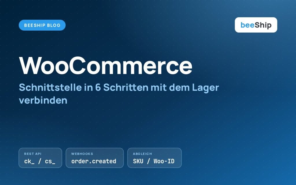 WooCommerce Schnittstelle einrichten: REST API Keys, Webhooks und Lagerbestand verbinden